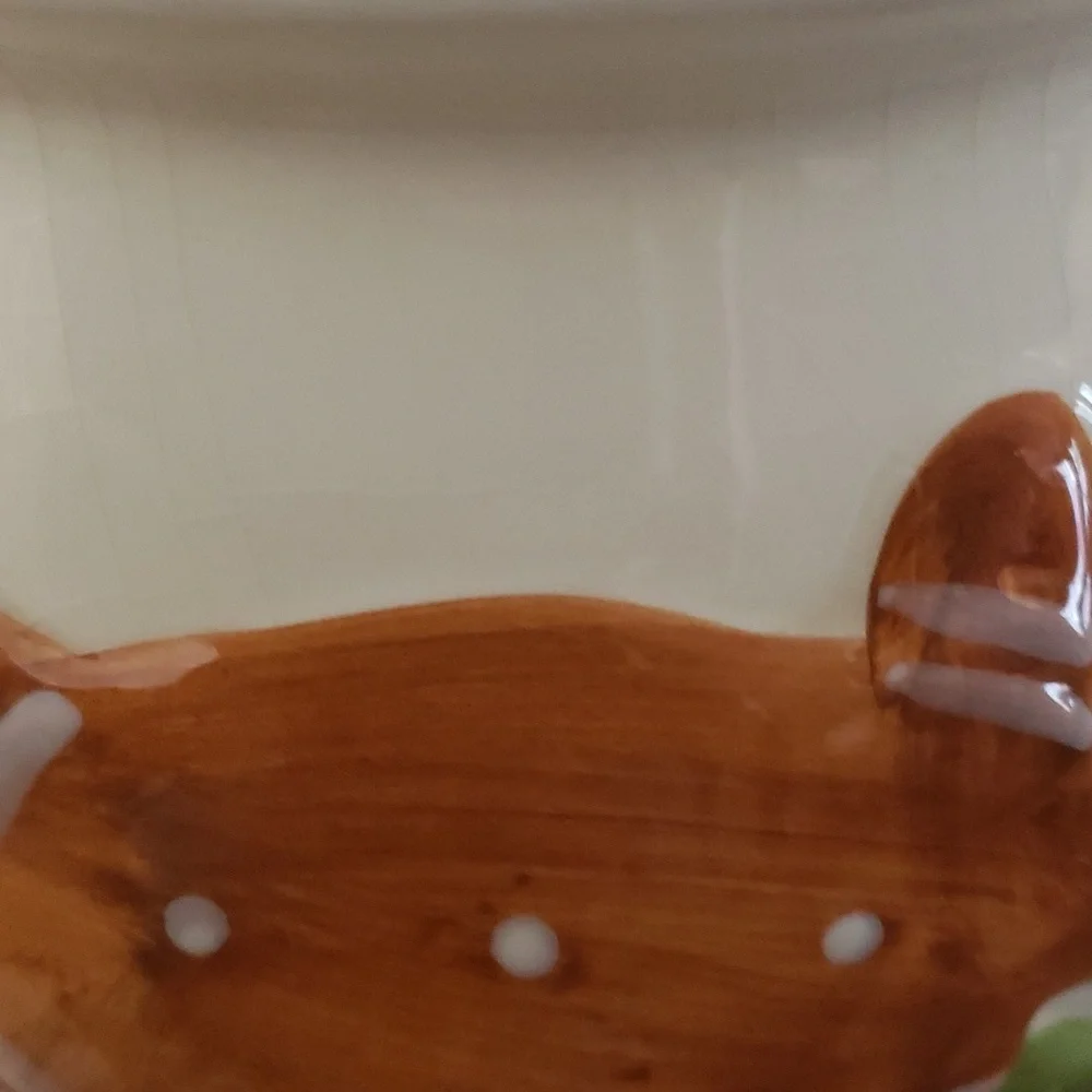 BATH & BODY WORKS 1997 VINTAGE HOLIDAY GINGERBREAD/ANGEL COOKIE JAR - Picture 2 of 10